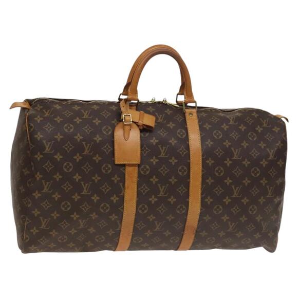 LOUIS VUITTON Monogram Keepall 55 Boston Bag M41424 - Picture 1 of 16
